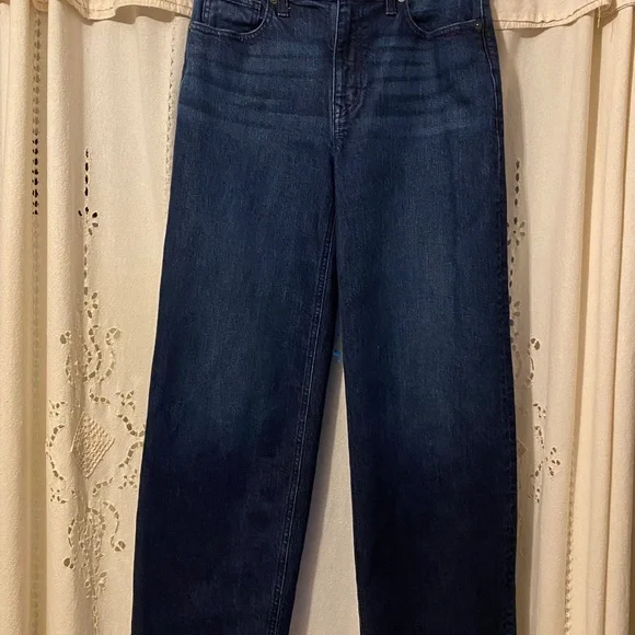 Maurices Dark High Rise Wide Leg Jean - Picture 4 of 6